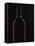 Backlit Shot of a Bottle of Red Wine-Lee Frost-Framed Premier Image Canvas