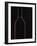 Backlit Shot of a Bottle of Red Wine-Lee Frost-Framed Photographic Print