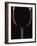 Backlit Shot of a Glass of Red Wine-Lee Frost-Framed Photographic Print