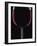 Backlit Shot of a Glass of Red Wine-Lee Frost-Framed Photographic Print