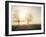 Backlit Trees and Morning Fog, Lechrain, Landsberg, Germany, Europe-Jochen Schlenker-Framed Photographic Print