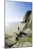 Backpacking Along The Oregon Coast. Hug Point, OR-Justin Bailie-Mounted Photographic Print