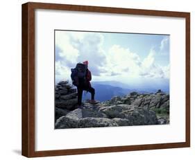 Backpacking on Gulfside Trail, Appalachian Trail, Mt. Clay, New Hampshire, USA-Jerry & Marcy Monkman-Framed Photographic Print