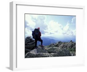 Backpacking on Gulfside Trail, Appalachian Trail, Mt. Clay, New Hampshire, USA-Jerry & Marcy Monkman-Framed Photographic Print