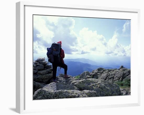 Backpacking on Gulfside Trail, Appalachian Trail, Mt. Clay, New Hampshire, USA-Jerry & Marcy Monkman-Framed Photographic Print