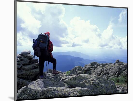 Backpacking on Gulfside Trail, Appalachian Trail, Mt. Clay, New Hampshire, USA-Jerry & Marcy Monkman-Mounted Photographic Print