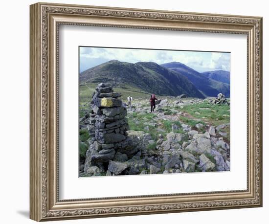 Backpacking on Gulfside Trail, Appalachian Trail, Mt. Washington, New Hampshire, USA-Jerry & Marcy Monkman-Framed Photographic Print