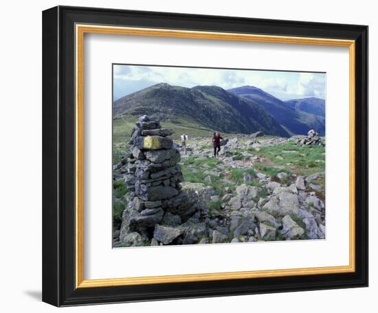 Backpacking on Gulfside Trail, Appalachian Trail, Mt. Washington, New Hampshire, USA-Jerry & Marcy Monkman-Framed Photographic Print