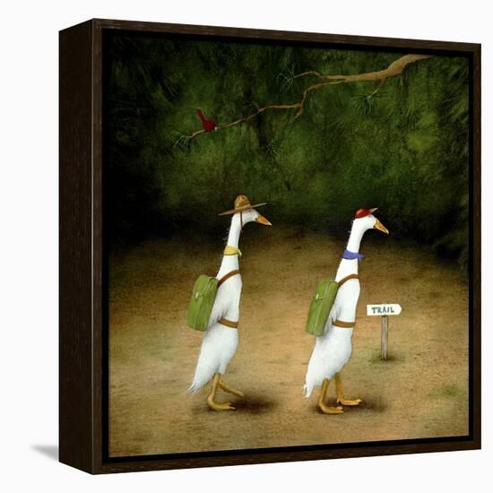 Backquackers-Will Bullas-Framed Premier Image Canvas