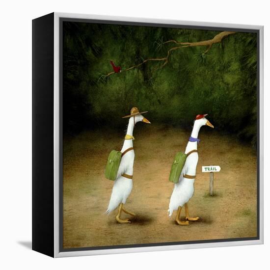 Backquackers-Will Bullas-Framed Premier Image Canvas