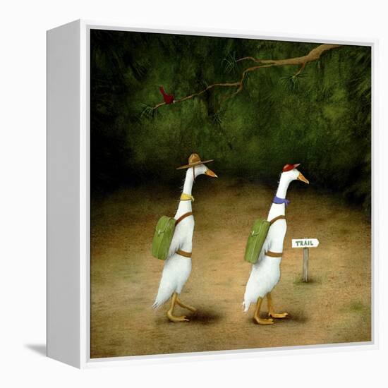 Backquackers-Will Bullas-Framed Premier Image Canvas