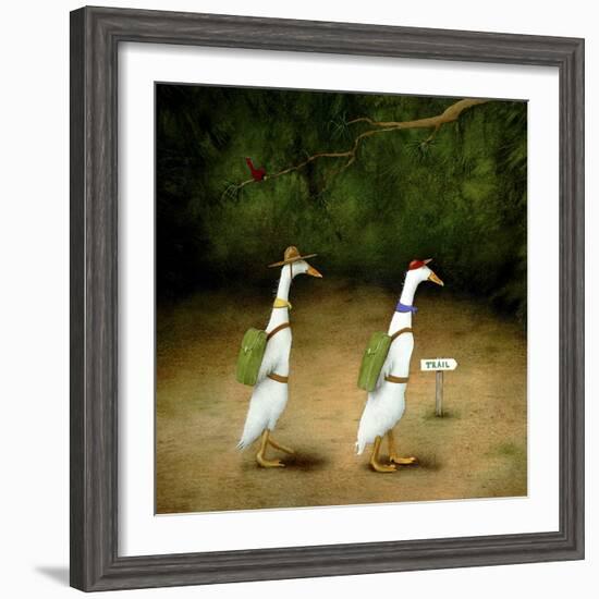 Backquackers-Will Bullas-Framed Giclee Print