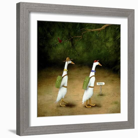 Backquackers-Will Bullas-Framed Giclee Print