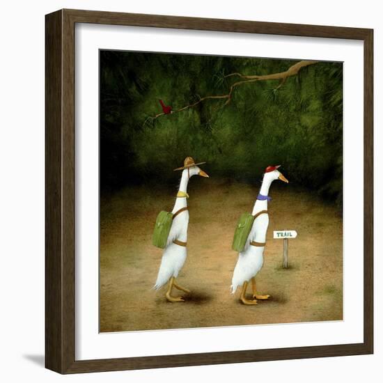 Backquackers-Will Bullas-Framed Giclee Print