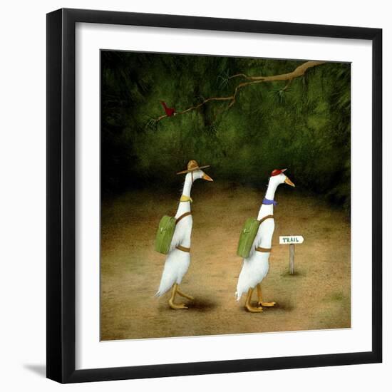 Backquackers-Will Bullas-Framed Giclee Print