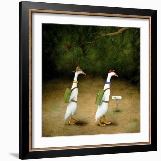 Backquackers-Will Bullas-Framed Giclee Print