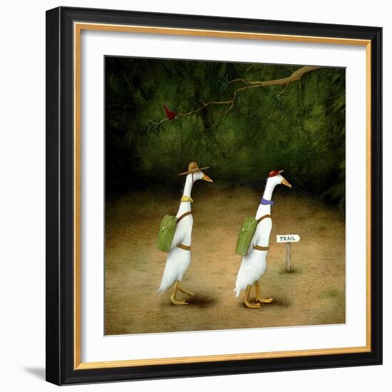 Backquackers-Will Bullas-Framed Giclee Print