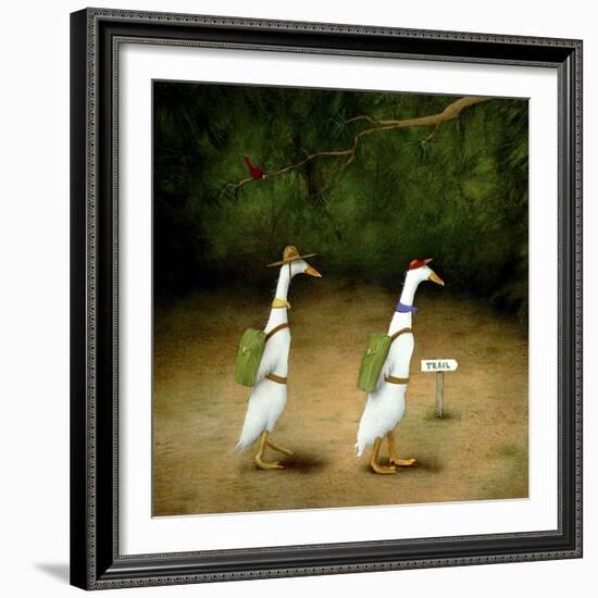 Backquackers-Will Bullas-Framed Premium Giclee Print