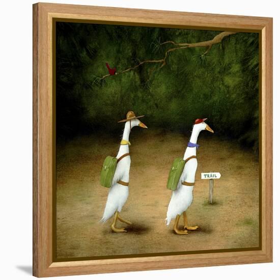 Backquackers-Will Bullas-Framed Premier Image Canvas