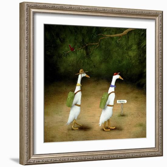 Backquackers-Will Bullas-Framed Premium Giclee Print