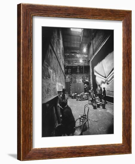 Backstage at the Abbey Theater, Dublin-Gjon Mili-Framed Photographic Print