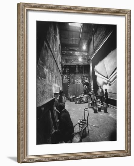 Backstage at the Abbey Theater, Dublin-Gjon Mili-Framed Photographic Print