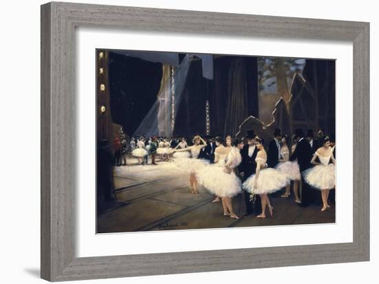 Backstage at the Opera-Jean Béraud-Framed Art Print