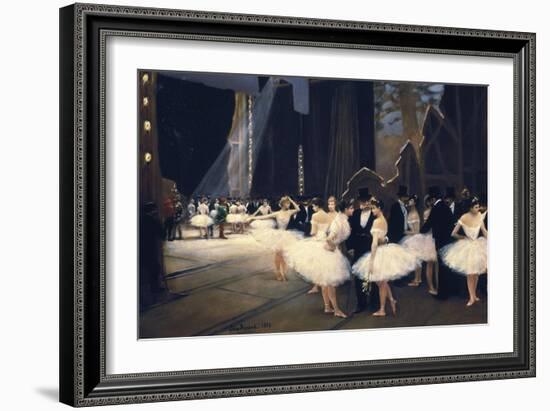 Backstage at the Opera-Jean Béraud-Framed Art Print