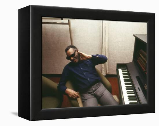 Backstage, Glen Campbell's Goodtime Hour TV Show, 1970-null-Framed Stretched Canvas