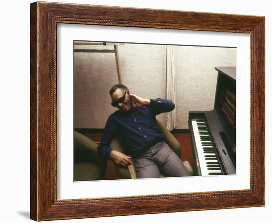 Backstage, Glen Campbell's Goodtime Hour TV Show, 1970-null-Framed Photo