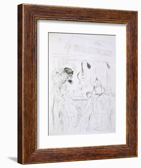 Backstage Scene at a Paris Bal De Nuit or Circus-French-Framed Giclee Print