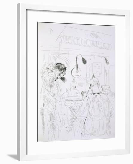 Backstage Scene at a Paris Bal De Nuit or Circus-French-Framed Giclee Print