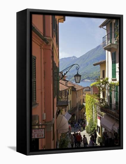 Backstreets of Bellagio, Lake Como, Lombardy, Italian Lakes, Italy, Europe-Peter Barritt-Framed Premier Image Canvas