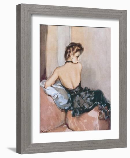 Backward Glance-David Wright-Framed Photographic Print