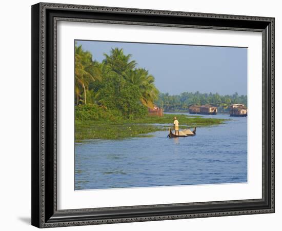 Backwaters, Allepey, Kerala, India, Asia-Tuul-Framed Photographic Print