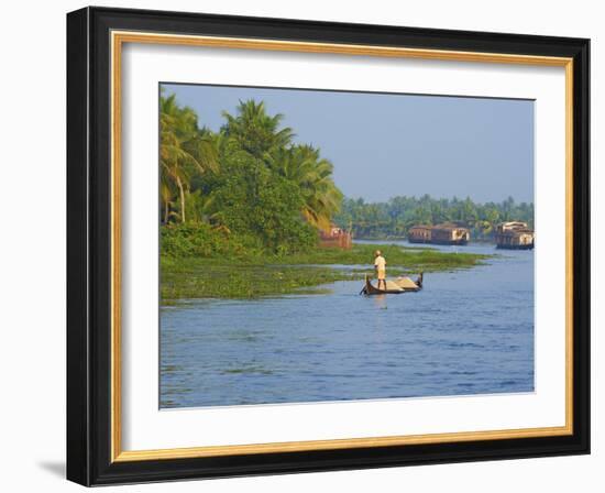 Backwaters, Allepey, Kerala, India, Asia-Tuul-Framed Photographic Print