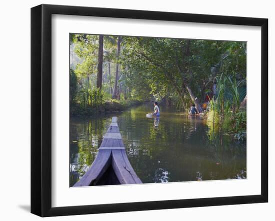 Backwaters, Allepey, Kerala, India, Asia-Tuul-Framed Photographic Print