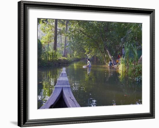 Backwaters, Allepey, Kerala, India, Asia-Tuul-Framed Photographic Print