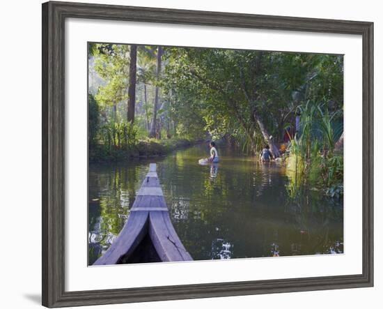 Backwaters, Allepey, Kerala, India, Asia-Tuul-Framed Photographic Print