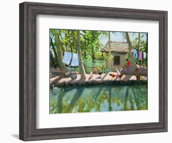 Backwaters, India-Andrew Macara-Framed Giclee Print