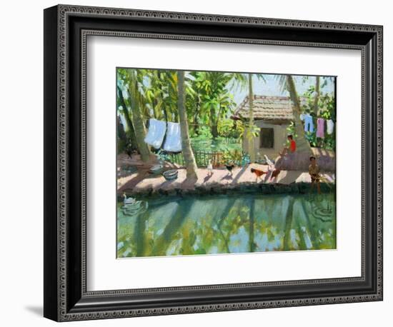 Backwaters, India-Andrew Macara-Framed Giclee Print