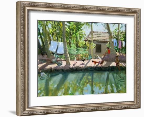 Backwaters, India-Andrew Macara-Framed Giclee Print