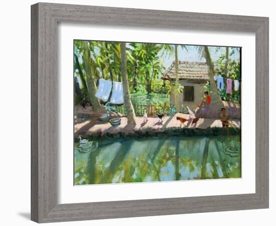 Backwaters, India-Andrew Macara-Framed Giclee Print