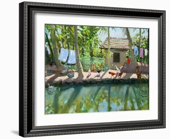 Backwaters, India-Andrew Macara-Framed Giclee Print