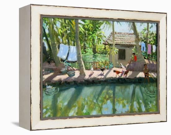 Backwaters, India-Andrew Macara-Framed Premier Image Canvas