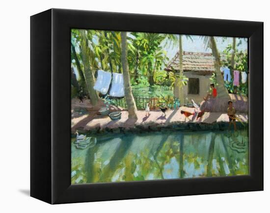 Backwaters, India-Andrew Macara-Framed Premier Image Canvas