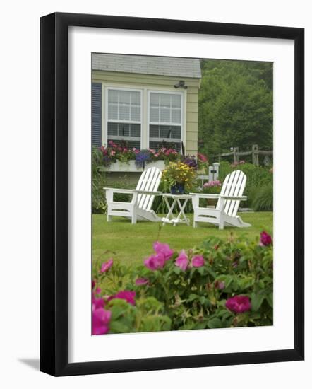 Backyard Along Marginal Way, Ogunquit, Maine, USA-Lisa S. Engelbrecht-Framed Photographic Print