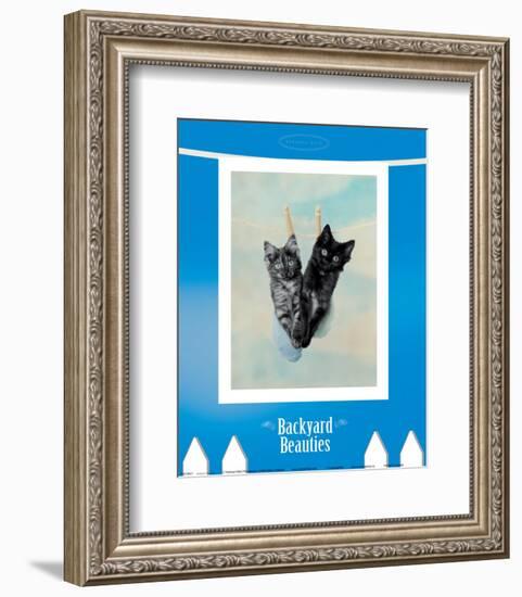 Backyard Beauties-Rachael Hale-Framed Art Print