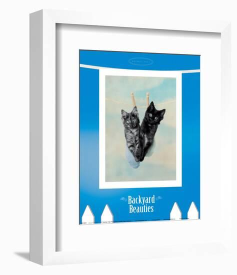 Backyard Beauties-Rachael Hale-Framed Art Print