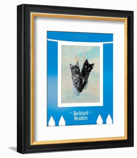 Backyard Beauties-Rachael Hale-Framed Art Print